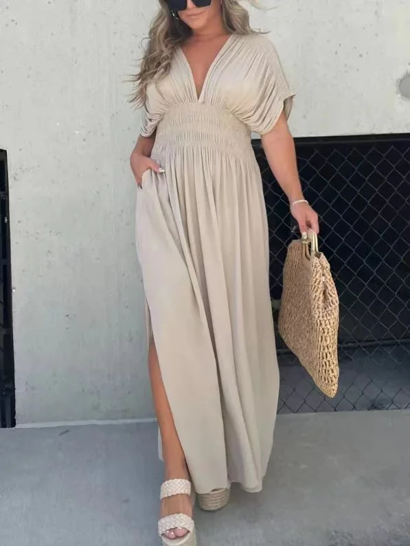 Slimming Split Dress