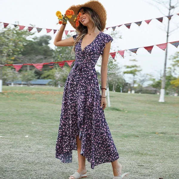 Strap holiday dress