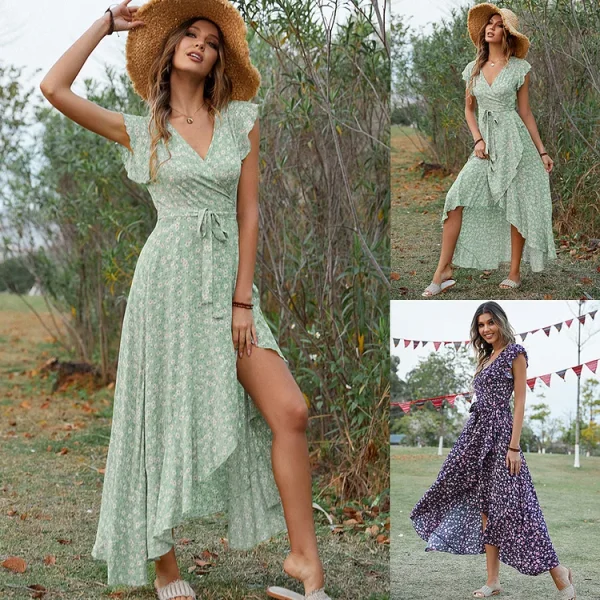 Strap holiday dress