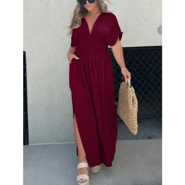 Slimming Split Dress