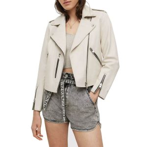 Leather Jacket New Style Full Sleeve Winter Clothing Printed Fabric Best Arrival Women's Fashion Leather